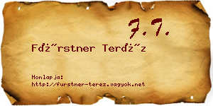 Fürstner Teréz névjegykártya
